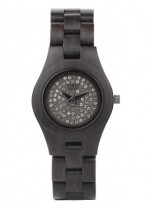 WE WOOD OROLOGIO IN LEGNO MOON CRYSTAL BLACK 100 NATURAL